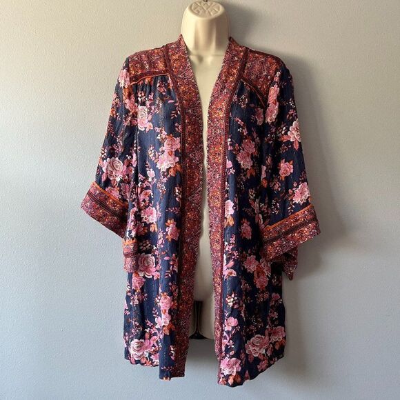 Matilda Jane Olivia Floral Boho Kimono Cardigan Size XS/S - Picture 1 of 6